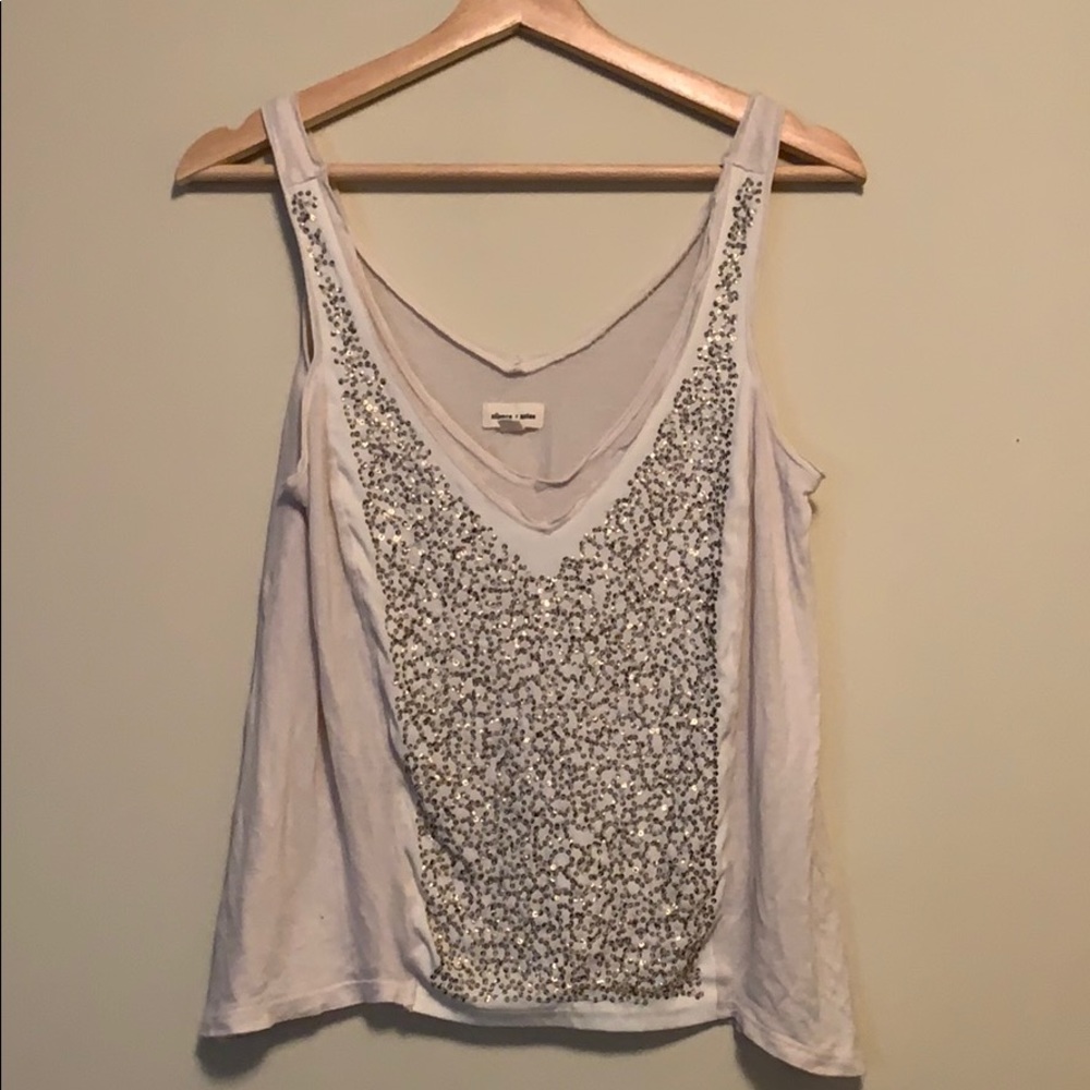 Silence + Noise Urban Outfitters Sequin Swing Tank
